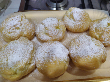 bignè di San Giuseppe con farina di riso