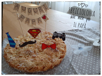 Sbriciolona alle mele per il papà