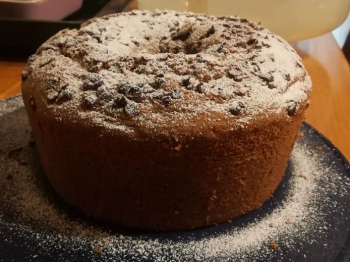 Ciambellone panna e cioccolato