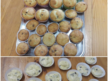 Muffin ciocco-banana