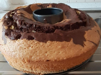 Ciambellone bicolore