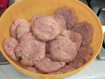 Schiacciatine di pollo