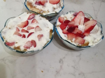 Coppe alla fragola