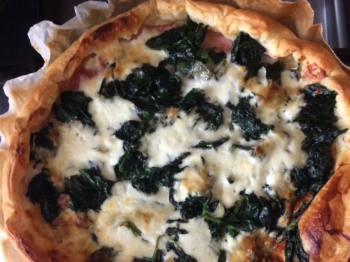 Torta spinaci e stracchino
