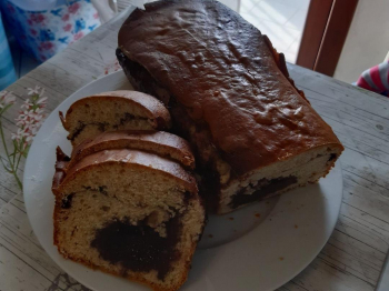 Plumcake con marmellata di ciliegie