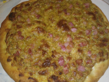 Pizza pistacchio