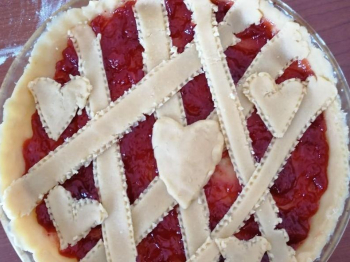 Crostata con Marmellata di fragole