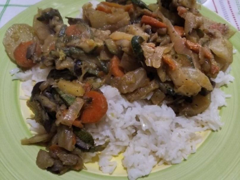 Riso basmati con verdure miste