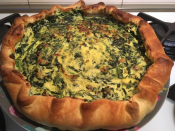 Torta salata ricotta e spinaci
