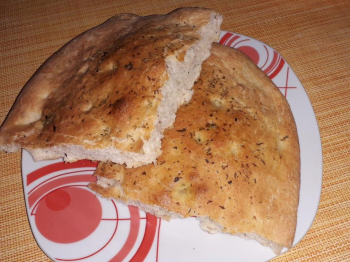 focaccia all'origano