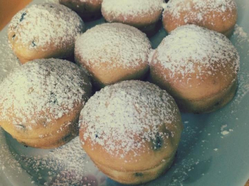 Muffin con gocce di cioccolato