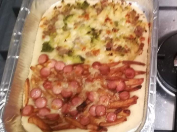 Pizza con gli avanzi