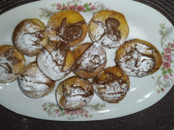 Zeppoline alla cioccolato