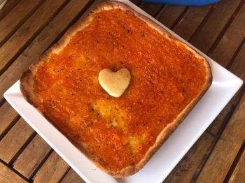 Crostata con marmellata di zucca