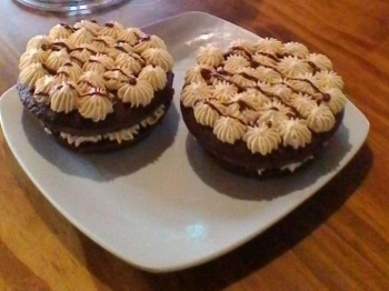 Mini cake al caffè con crema al caffè