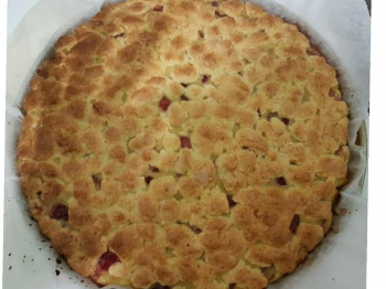 Sbriciolata fragole e crema pasticcera