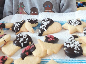 Biscotti con cioccolato
