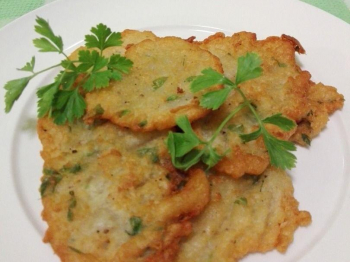 Frittelle sfiziose di patate e prezzemolo