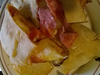 pizza arrotolata