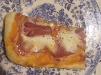 Pizza e wurstel