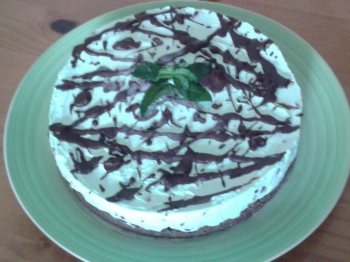 CHEESECAKE MENTA E CIOCCOLATO