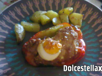 peperoni ripieni di carne