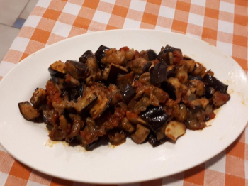 Melanzane a funghetto al forno