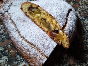 Rotolo di frolla alla frutta