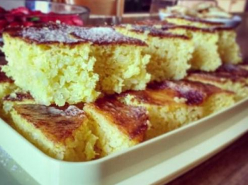 Torta riso reggiana al limone