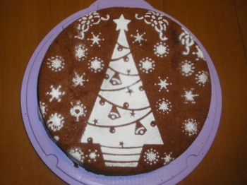 torta al cioccolato con albumi