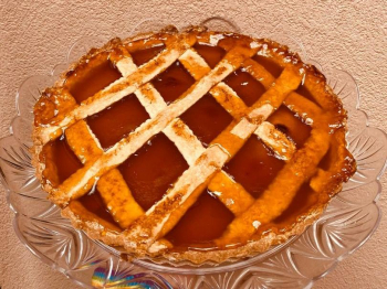 Crostata con confettura di albicocche 🌺🧡