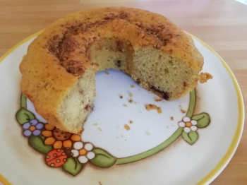 Ciambella con scaglie di cioccolato
