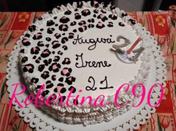 Torta compleanno maculata senza glutine