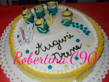 Torta compleanno minions senza glutine