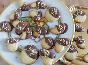 Biscotti bianchi e neri