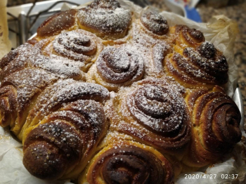 Torta delle rose con lievito madre