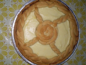 Crostata di ricotta e pere