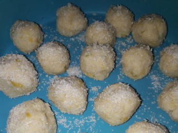 Tartufini cocco e limone