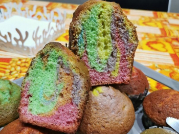 Muffin arcobaleno