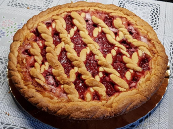 Crostata fragole e ricotta