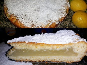 Crostata morbida al limone con Crema gel limone