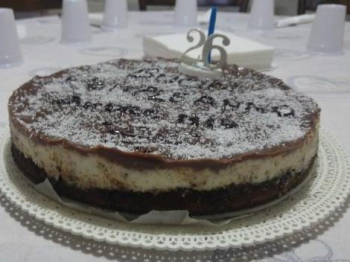 Torta cremosa al cocco e cioccolato