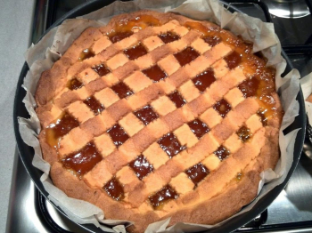 Crostata alla Marmellata di Pesche