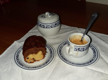 Ciambella bianco nera