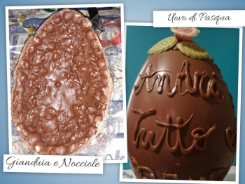 Uovo di Pasqua Gianduia e Nocciole
