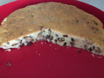 Gocce di cioccolato noci e uvetta