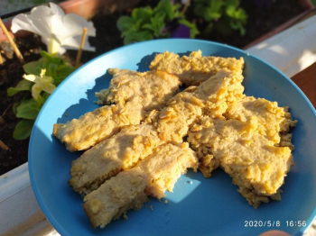 Frittatina di frutta al forno