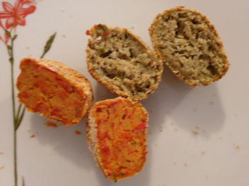 Polpette di melanzane e peperoni a modo mio