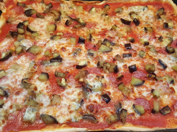 Pizza 'Nduja e Melanzane