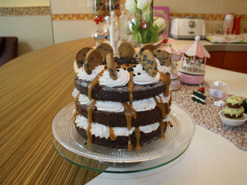 Torta Cookie e caramello